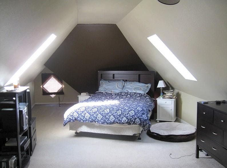 Private master suite is the entire upstairs of the home.