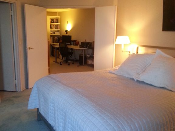 master bdrm w/ double doors