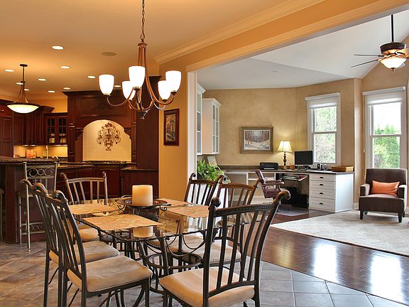 Kitchen eating and work