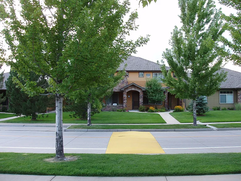 Taken from park across street with miles of paved sidewalk