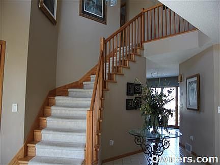 Two story foyer