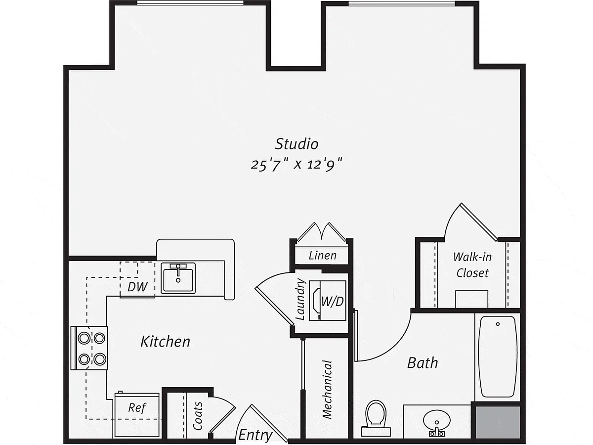 Floor plan The Sinclair