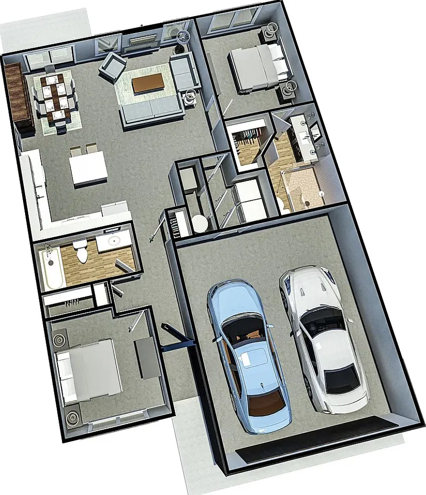 2 bed, 1160 sqft, $2,100 — Photo 2