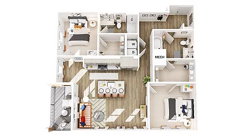 Floor plan B4