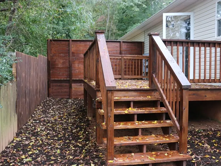 Deck at the back of Unit 14A