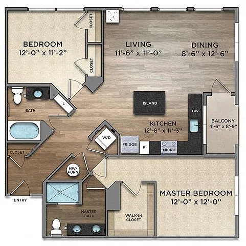 Floor plan B8-1