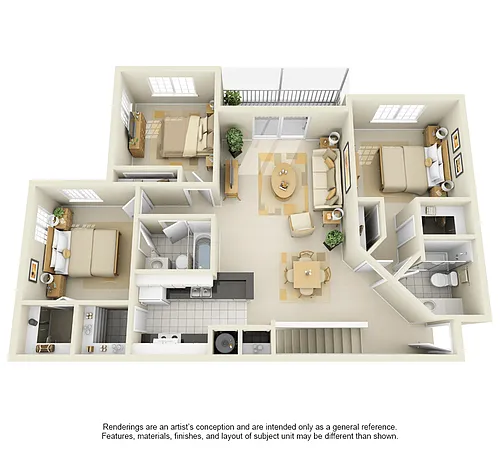Floor plan C3 - Huntington