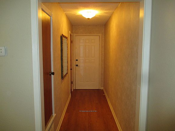 Hall from front door leading to family room