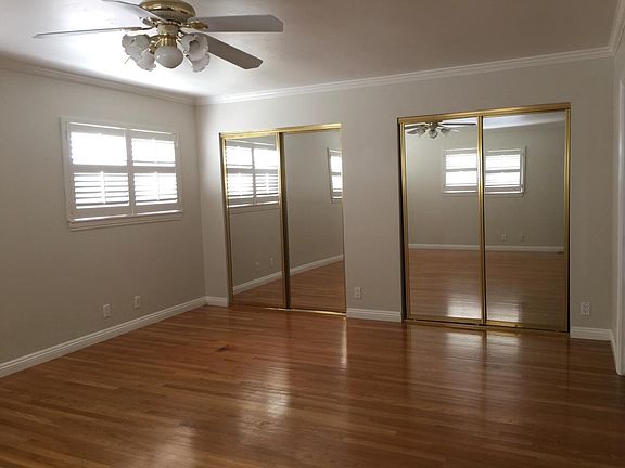 Two closets in Master bedroom