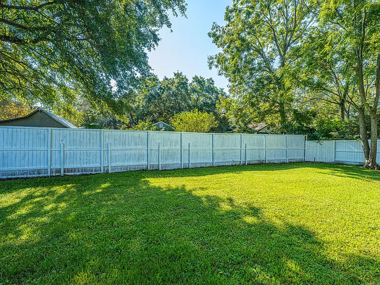 Fenced in yard