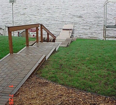 Brick Pavers to the Lake