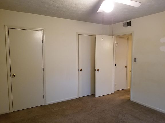Master bedroom with 2 closets