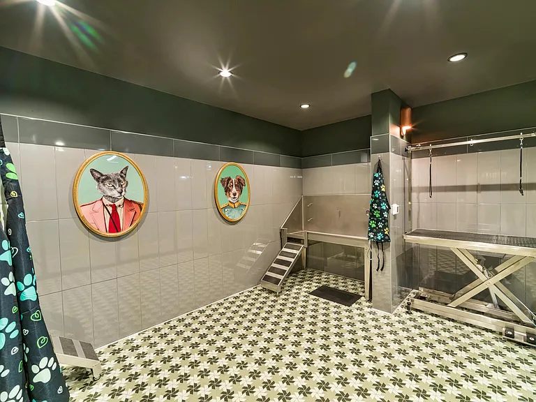 Keep pets looking their best with the convenient grooming station at Modera St. Paul, just steps from your home in vibrant downtown Dallas.