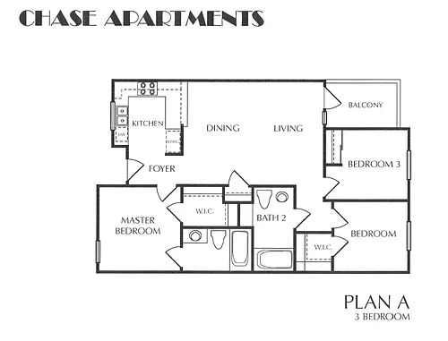 Floor plan 3B2Ba