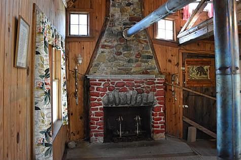 Beautiful old working fire place