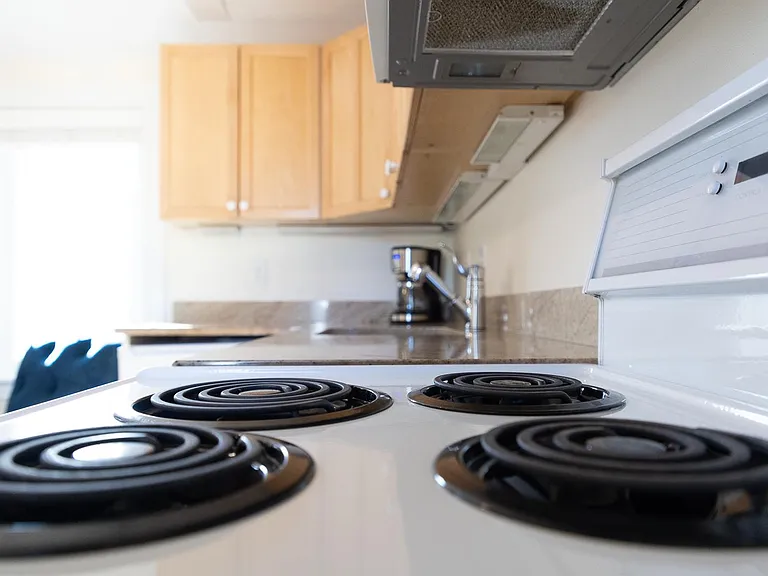 Four burner stove (electric)