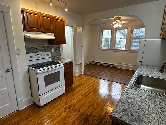 Kitchen with view toward Living area