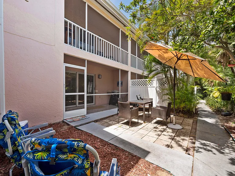 Patio plus an additional screened in Lanai