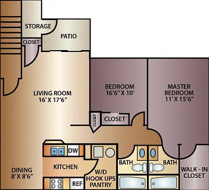 Meadow 2 Bed Floor Plan Meadow 2 Bed Floor Plan
