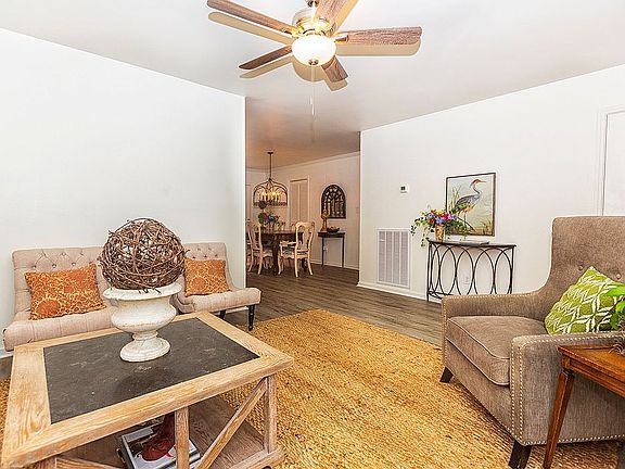 Living room open to dining