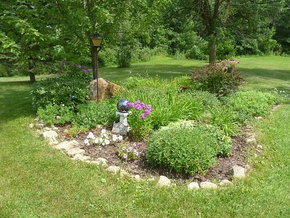 Beautiful perennial garden!