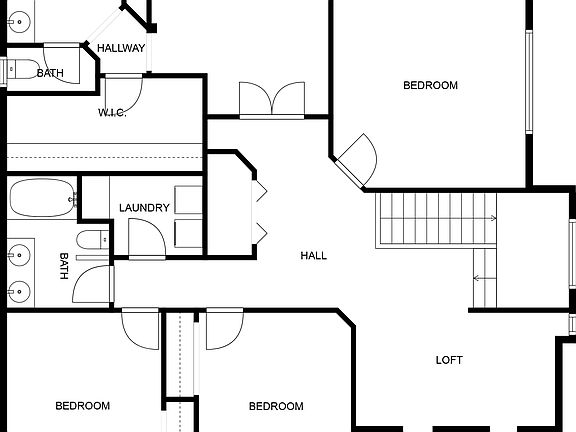 Second floor - floor plan