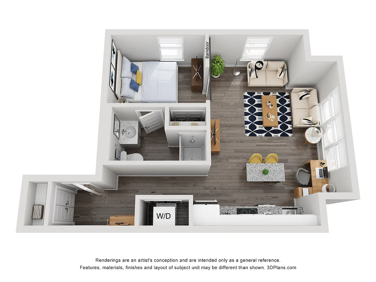 Floor plan Queen