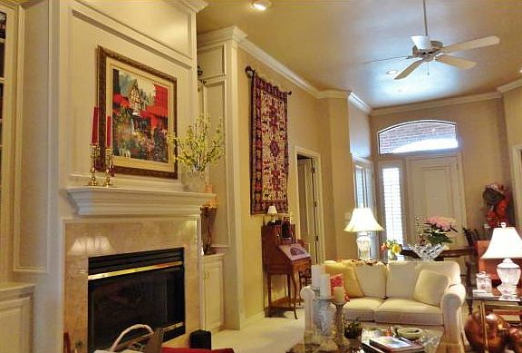 Formal Living Fireplace
