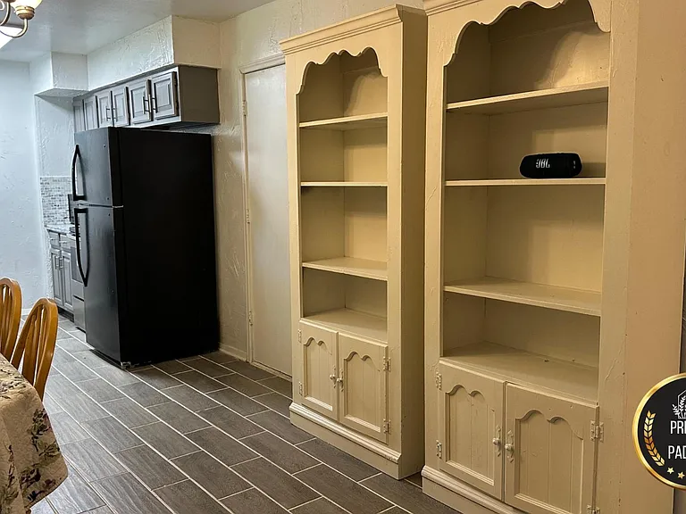 Storage space everywhere!