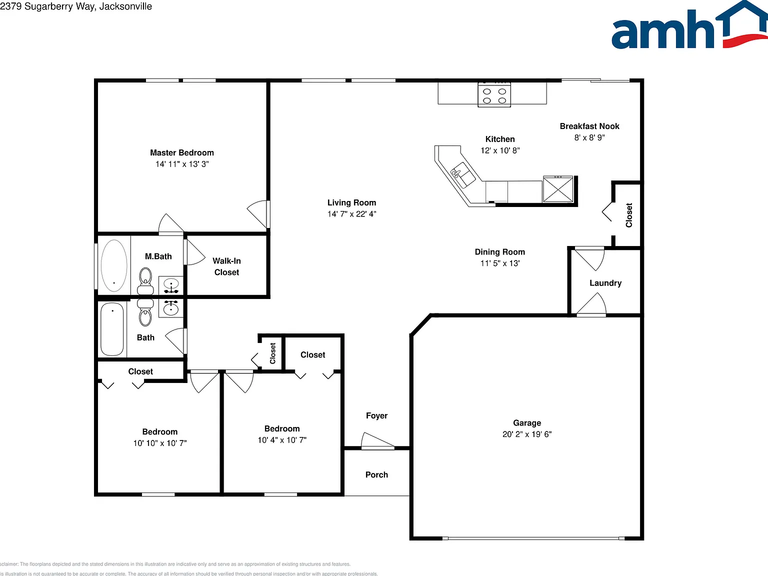 3 bed, 2.0 bath, 1431 sqft, $2,045 — Photo 2