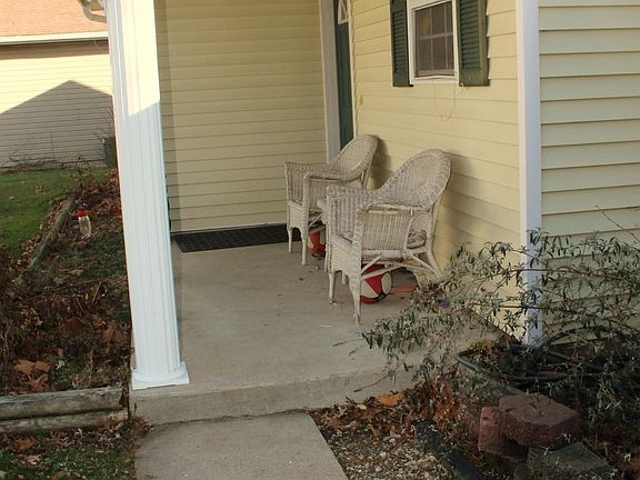 Classic covered porch