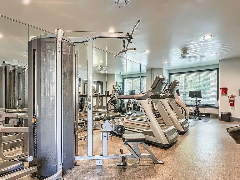 Well-appointed and maintained workout room. Save on health club fees!