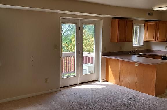 Living Area and Kitchen