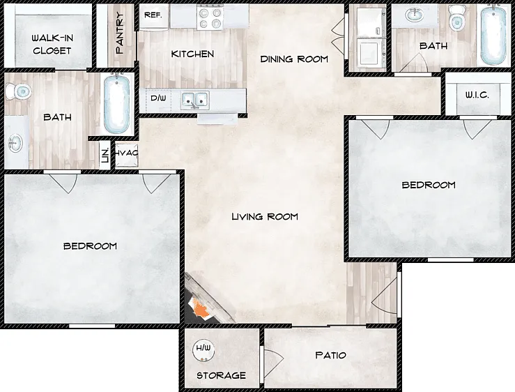 The Chateau Floorplan Diagram