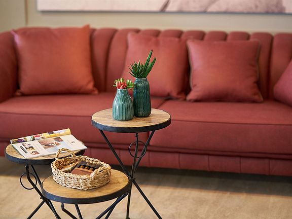 orange couch