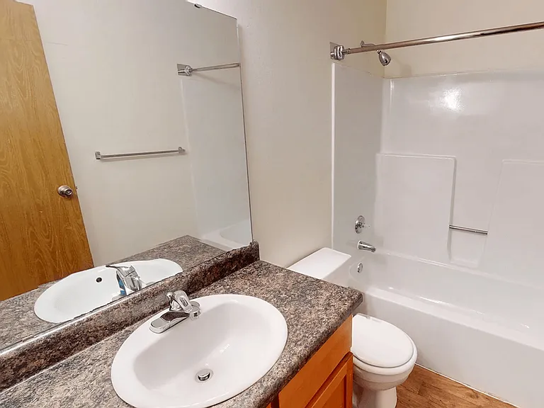 Spacious Bathrooms