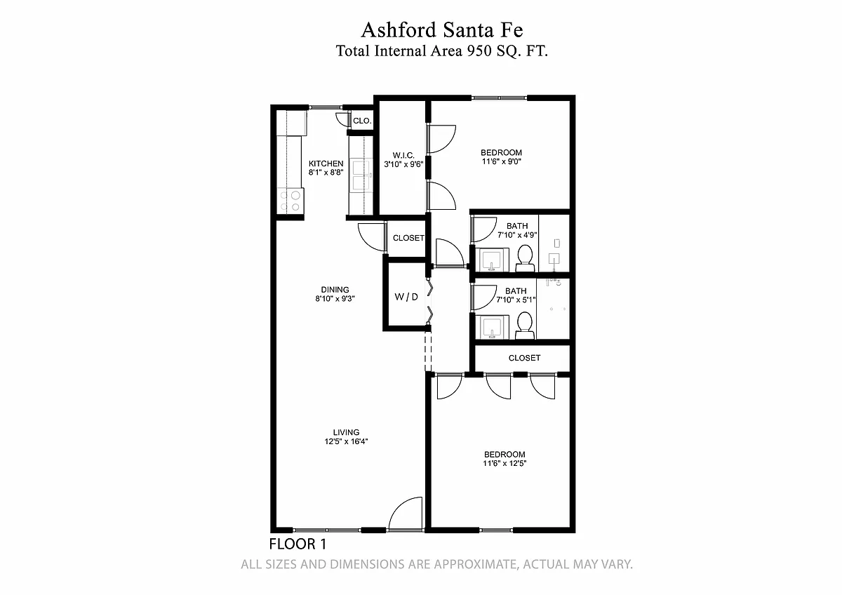 Floor plan 2X2A