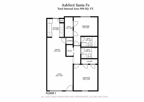 Floor plan 2X2A