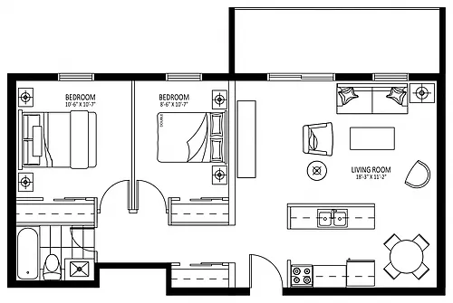 Floor plan 712