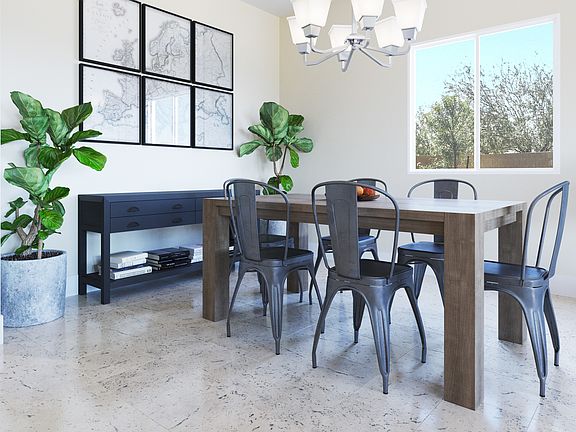Inviting dining area