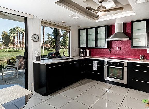 Large kitchen with Views of course