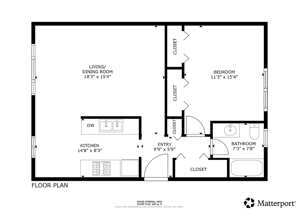 Floor plan 1/1