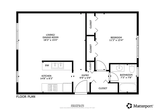 Floor plan 1/1