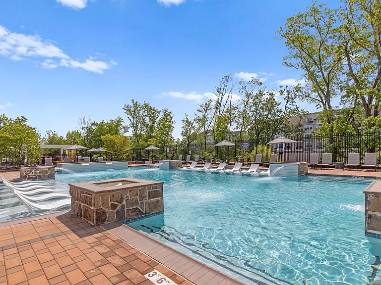 Outdoor Saltwater Pool at Heights at Glen Mills Apartments in Glen Mills, PA 19342