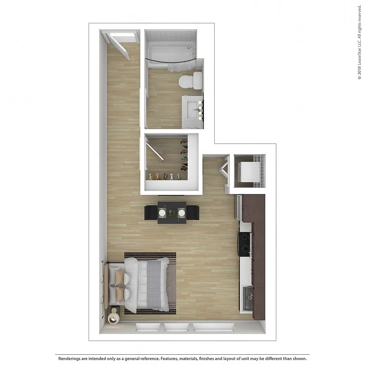 Floor plan Studio A