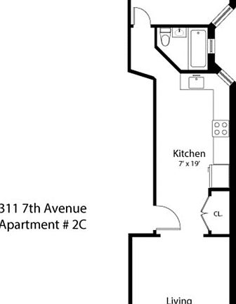 2nd image of 311 7th Ave APT 2C