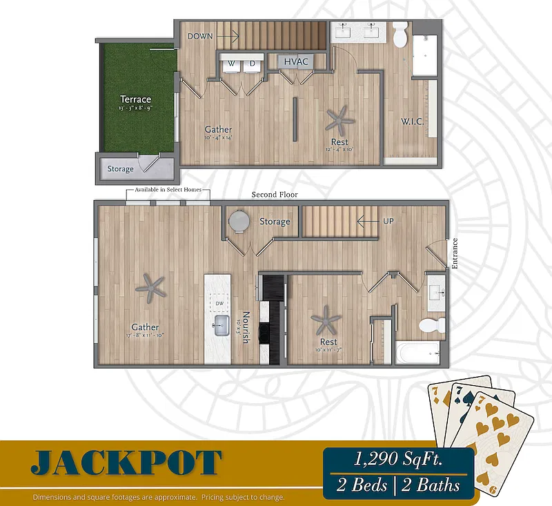 Floor plan Jackpot