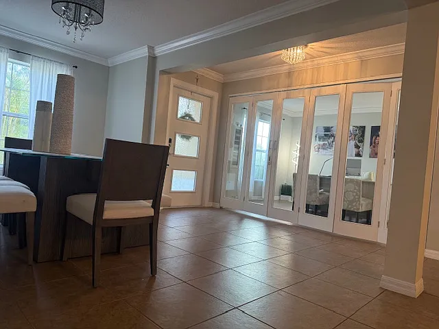 Elegant dining area with stylish finishes and plenty of natural light