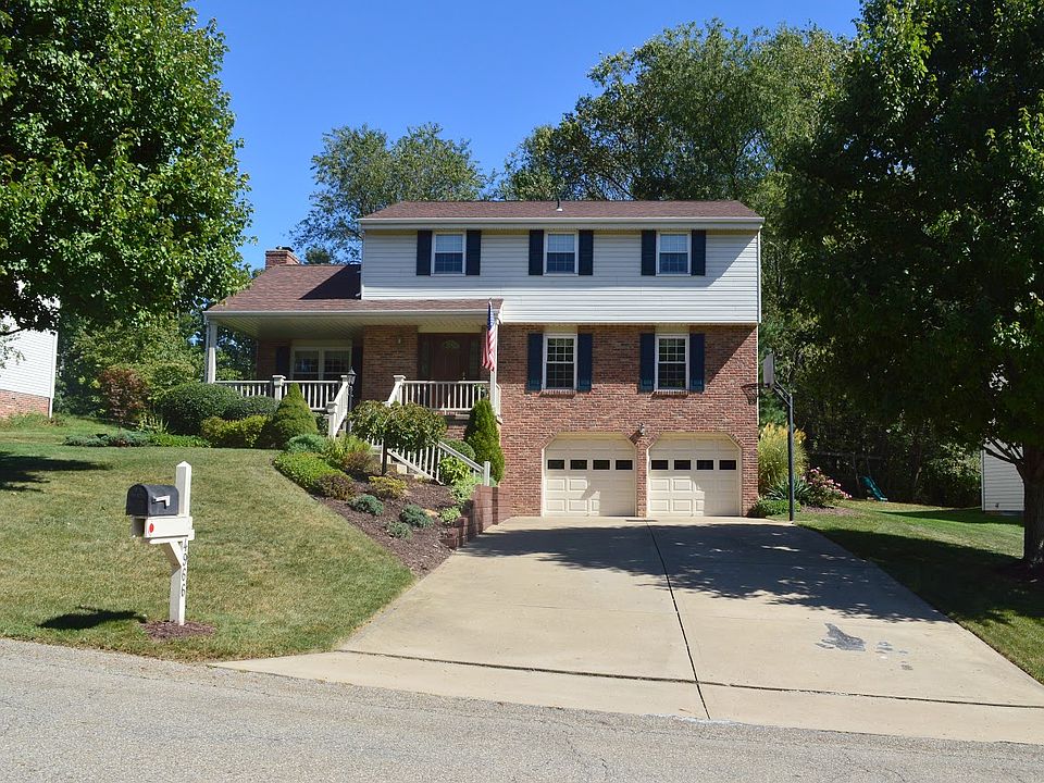 Concete double driveway