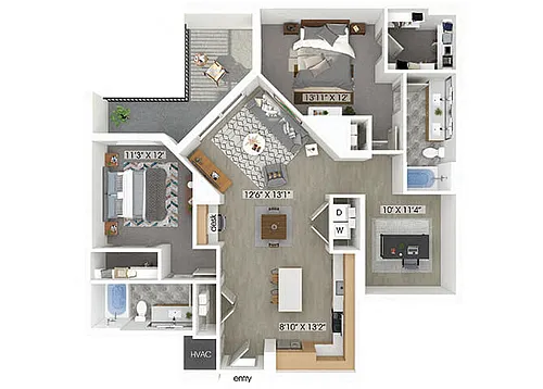 Floor plan B8D